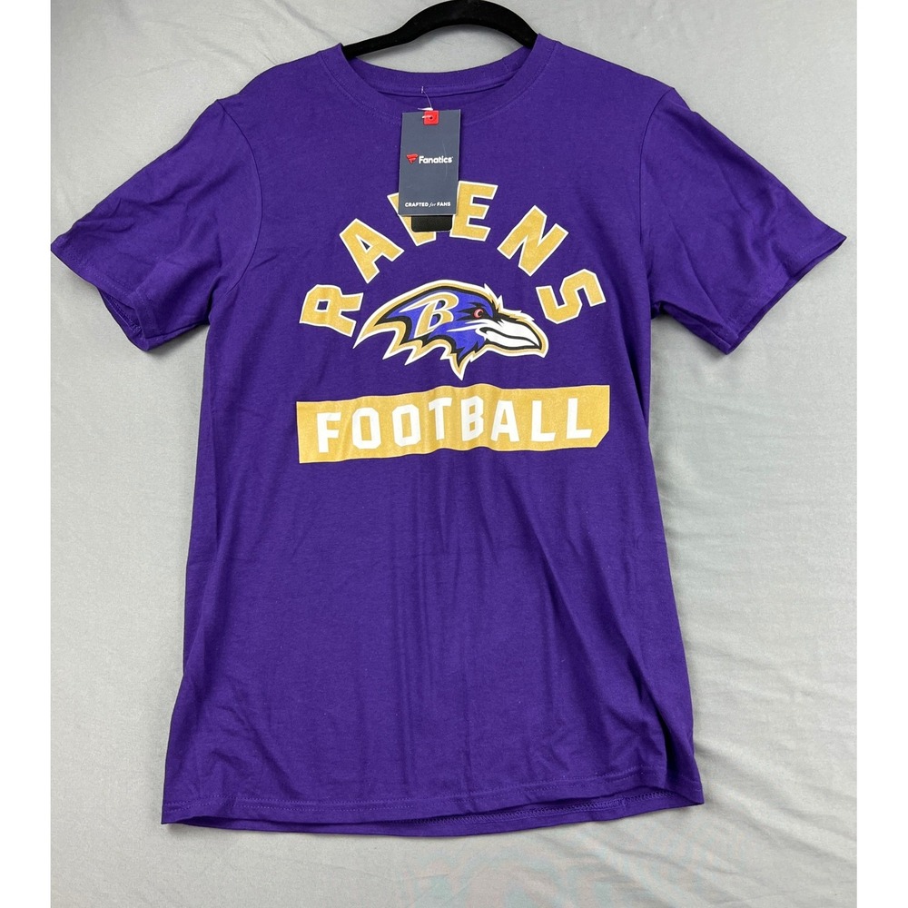 Baltimore Ravens Fanatics T-Shirt Small 2023 NFL Schedule Purple NWT